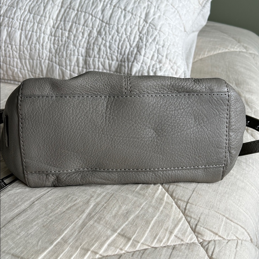 Botkier Pebbled Leather Top-Handle Tote in Light Gray - Picture 3 of 3